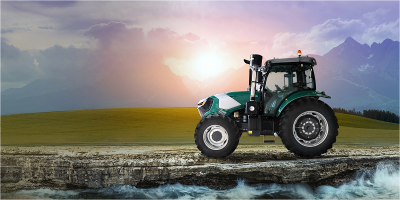 Poprawa przyniesiona traktor rolniczy w rolnictwie