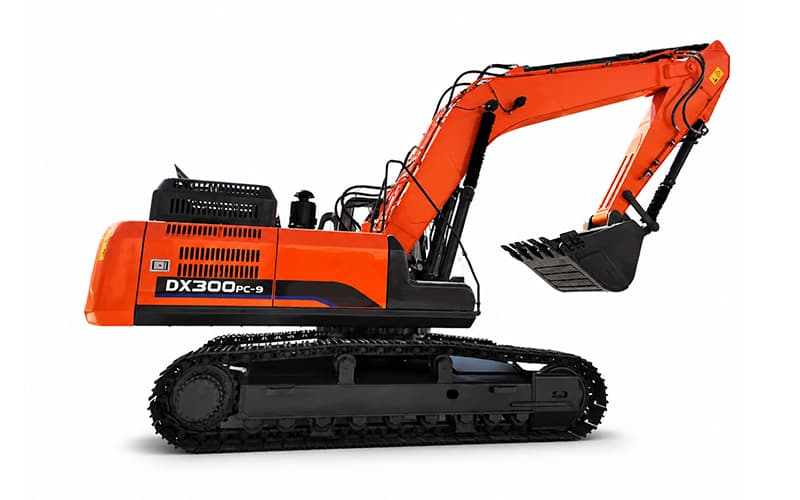Koparka gąsienicowa DX300PC-9 o masie 29,5 tony