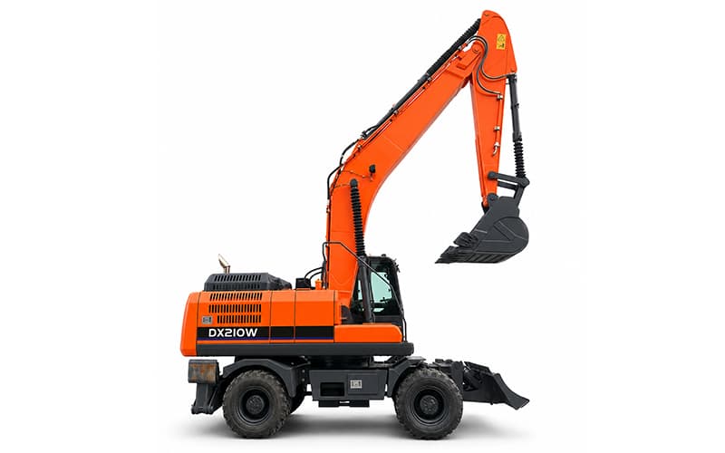 Koparka kołowa EW210-D o ​​masie 20,1 tony